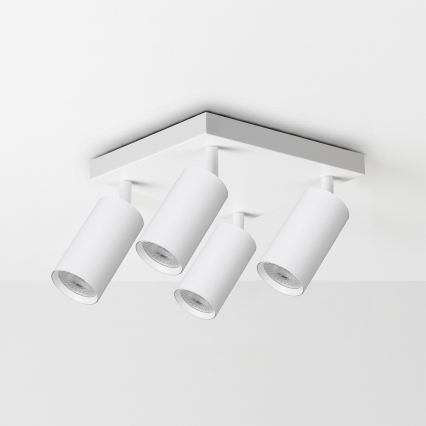 Brilagi - Luminária de focos SELE SQUARE 4xGU10/30W/230V branca
