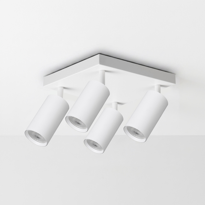 Brilagi - Luminária de focos SELE SQUARE 4xGU10/30W/230V branca