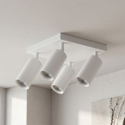 Brilagi - Luminária de focos SELE SQUARE 4xGU10/30W/230V branca