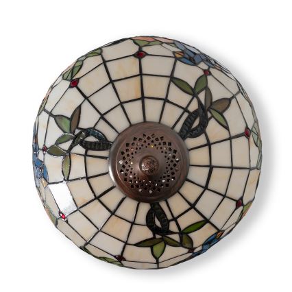 Brilagi - Luminária de mesa Tiffany em vitral JUNGLE 2xE27/60W/230V