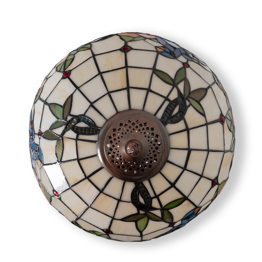 Brilagi - Luminária de mesa Tiffany em vitral JUNGLE 2xE27/60W/230V