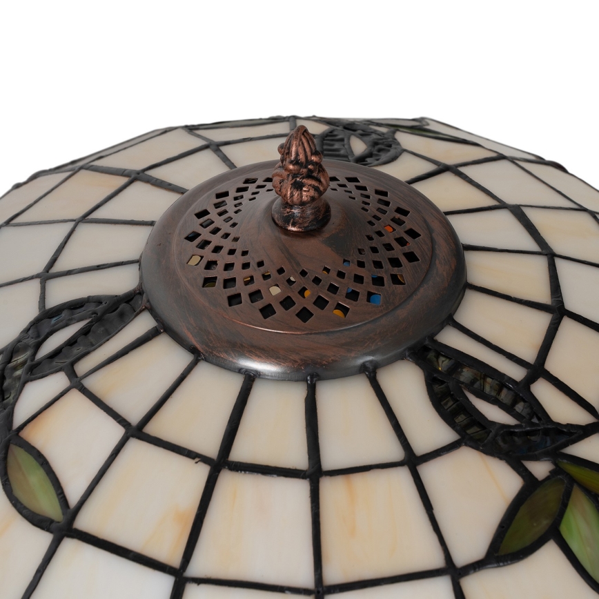 Brilagi - Luminária de mesa Tiffany em vitral JUNGLE 2xE27/60W/230V