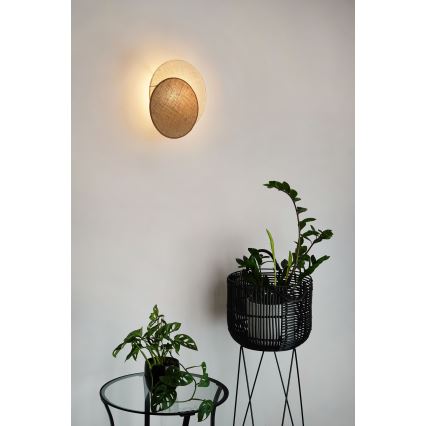 Brilagi - Luminária de parede CIRCLES 1xE27/15W/230V 35x32 cm bege/creme