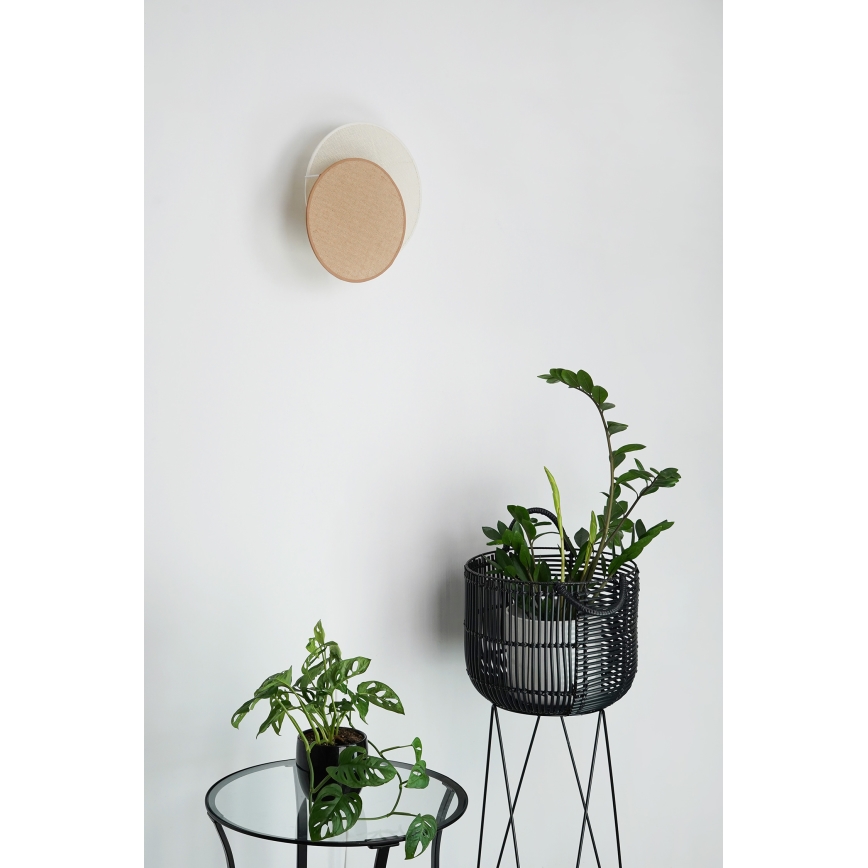 Brilagi - Luminária de parede CIRCLES 1xE27/15W/230V 35x32 cm bege/creme