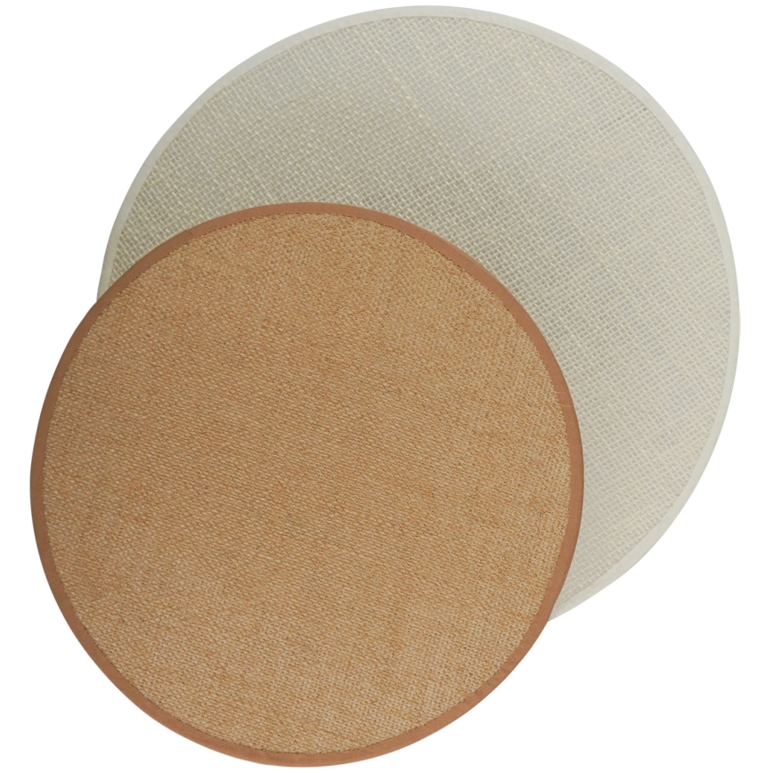 Brilagi - Luminária de parede CIRCLES 1xE27/15W/230V 45x45 cm bege/creme