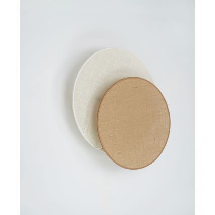 Brilagi - Luminária de parede CIRCLES 1xE27/15W/230V 45x45 cm bege/creme