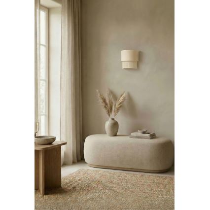 Brilagi - Luminária de parede LED BOHO ECO 1xE27/10W/230V cor creme