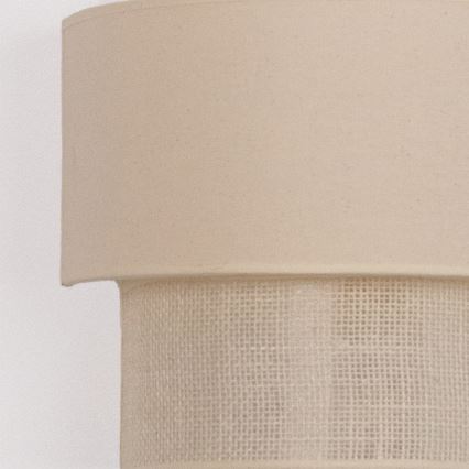 Brilagi - Luminária de parede LED BOHO ECO 1xE27/10W/230V cor creme