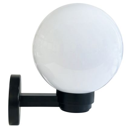 Brilagi - Luminária de parede para exterior HARBOR 1xE27/40W/230V IP33 preto/branco