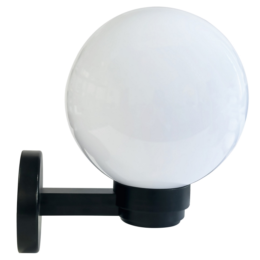 Brilagi - Luminária de parede para exterior HARBOR 1xE27/40W/230V IP33 preto/branco