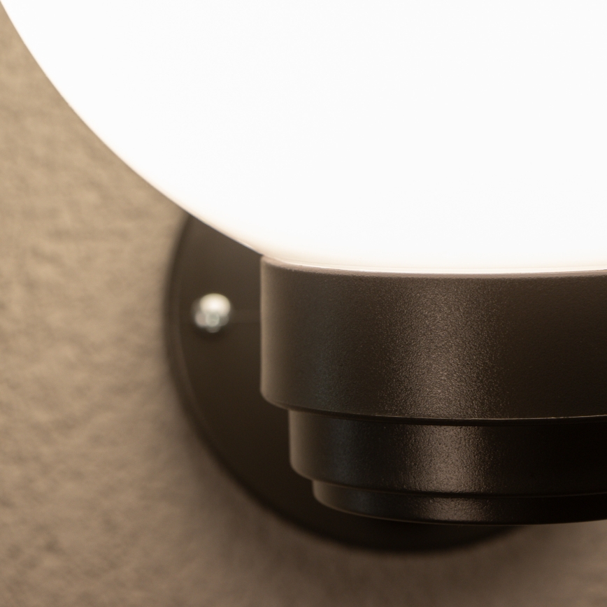 BRILAGI - Luminária de parede para exterior HARBOR 1xE27/40W/230V IP33 preto/branco