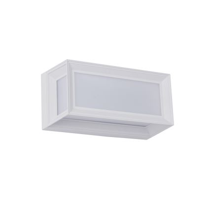 Brilagi - Candeeiro de parede exterior LED com sensor PARKER LED/12W/230V branco IP44