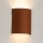 Brilagi - Luminária de parede SEMI 1xE27/15W/230V diâmetro 20 cm castanha