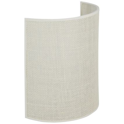 Brilagi - Luminária de parede SEMI 1xE27/15W/230V diâmetro 20 cm creme