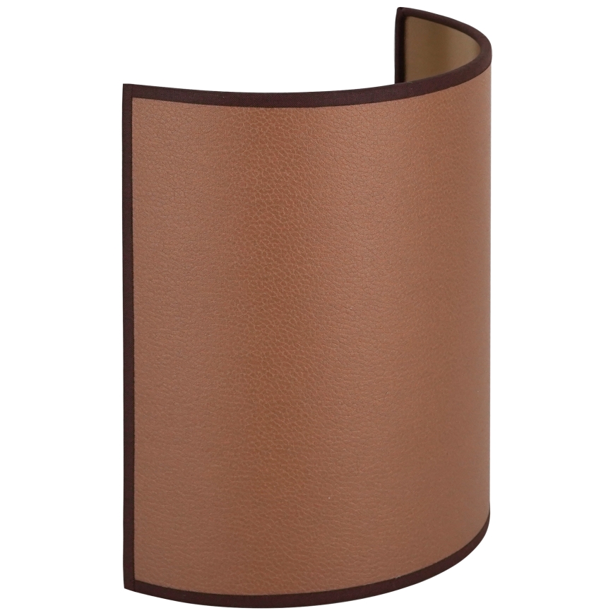 Brilagi - Luminária de parede SEMI 1xE27/15W/230V diâmetro 20 cm castanha