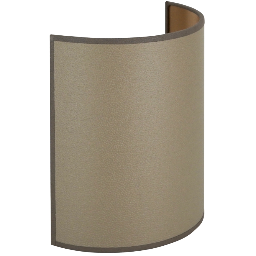 Brilagi - Luminária de parede SEMI 1xE27/15W/230V diâmetro 20 cm castanha