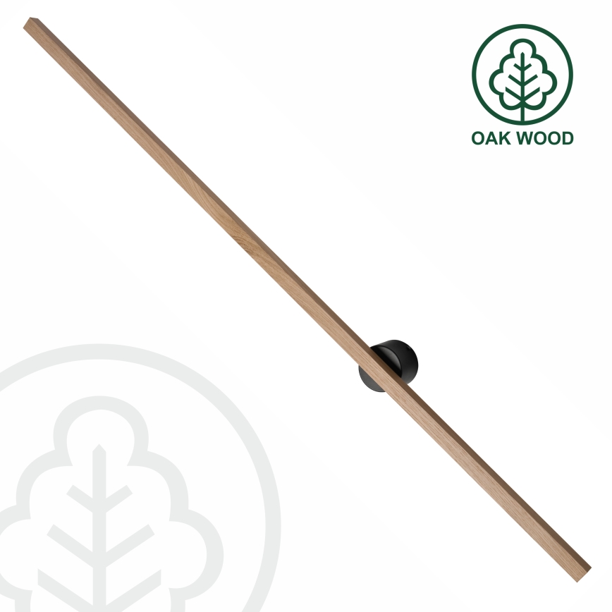 Brilagi - Luminária de Parede LED WOODY LINE LED/12W/230V 120 cm carvalho