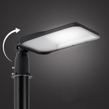 Brilagi - Luminária de rua exterior com junta articulada URBANLIGHT LED/100W/230V preta IP65