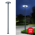 Brilagi - Luminária de rua LED para exterior com poste de 3 m URBANSPARK LED/120W/230V antracite IP65
