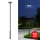 Brilagi - Luminária de rua LED para exterior com poste de 5 m URBANSPARK LED/120W/230V preta IP65