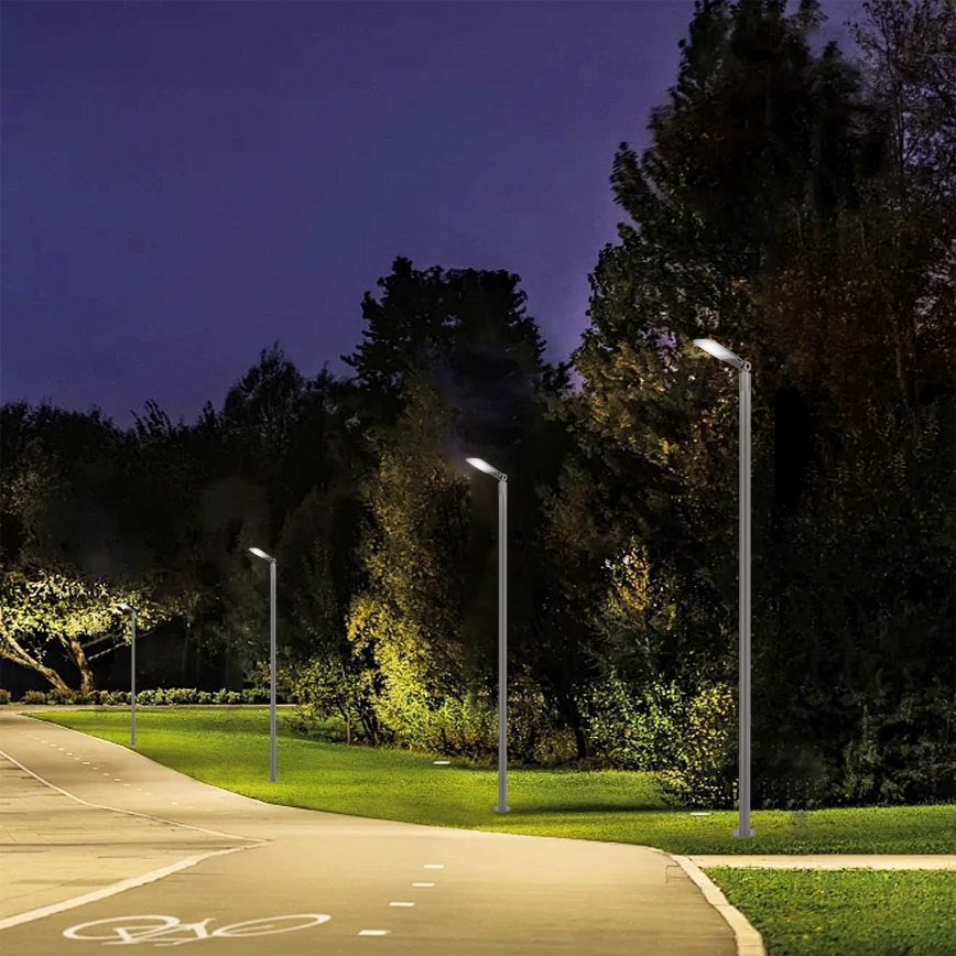 Brilagi - Luminária de Rua LED para Exterior URBANLIGHT LED/100W/230V cinzenta IP65