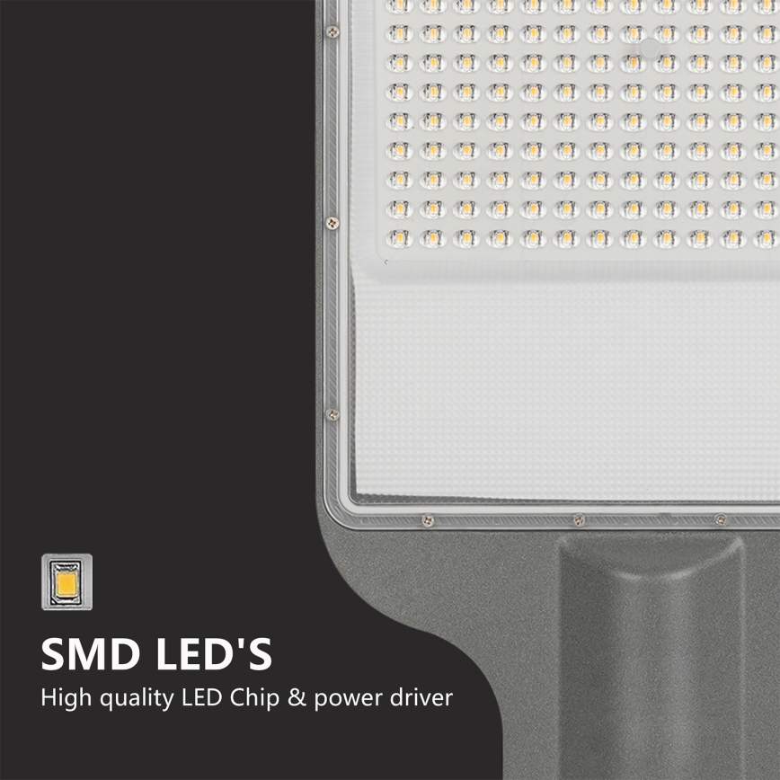 Brilagi - Luminária de rua LED para exterior URBANLIGHT LED/200W/230V cinzenta IP65