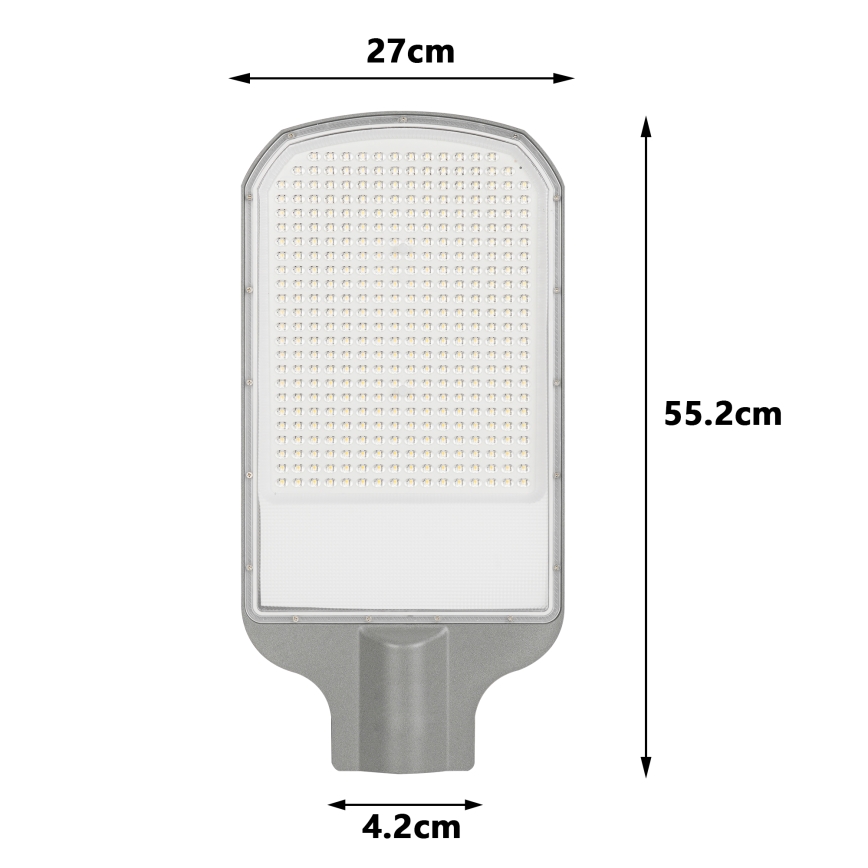Brilagi - Luminária de rua LED para exterior URBANLIGHT LED/200W/230V cinzenta IP65
