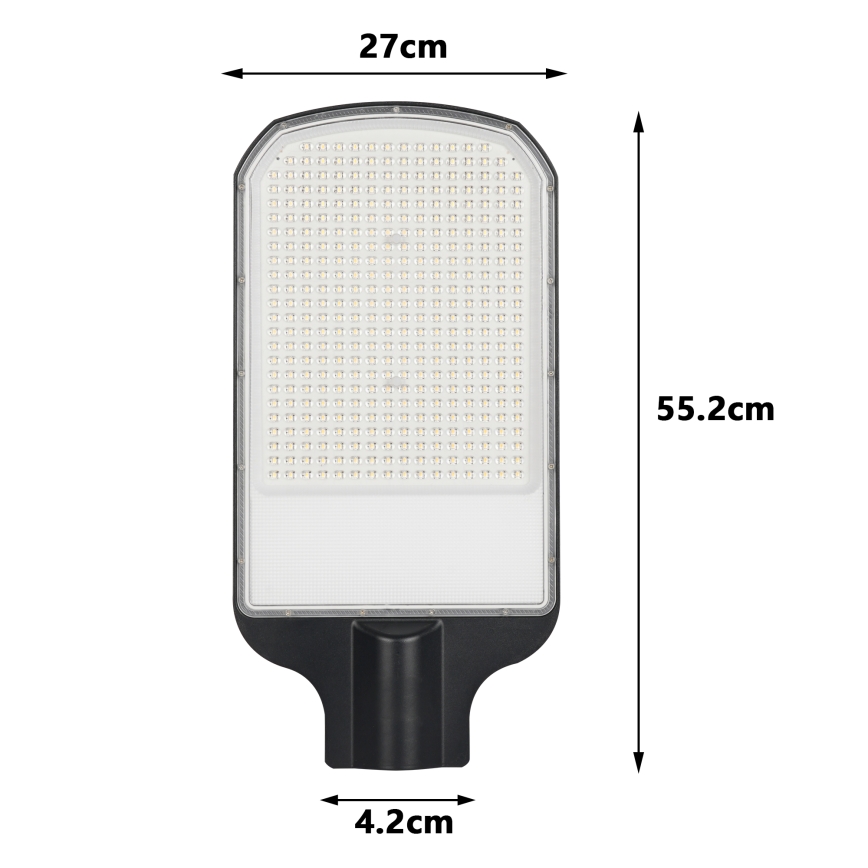 Brilagi - Luminária de rua LED para exterior URBANLIGHT LED/200W/230V preta IP65
