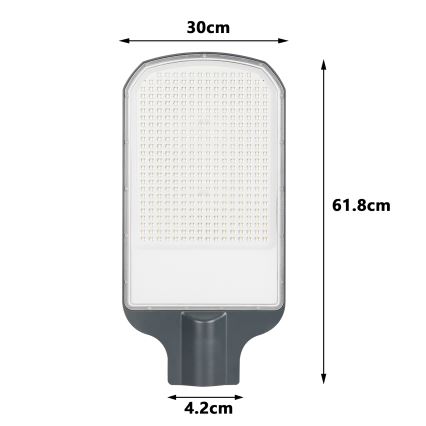 Brilagi - Luminária de rua LED para exterior URBANLIGHT LED/250W/230V antracite IP65