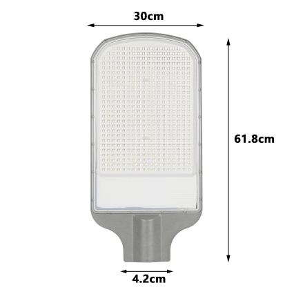 Brilagi - Luminária de rua LED para exterior URBANLIGHT LED/250W/230V cinzenta IP65
