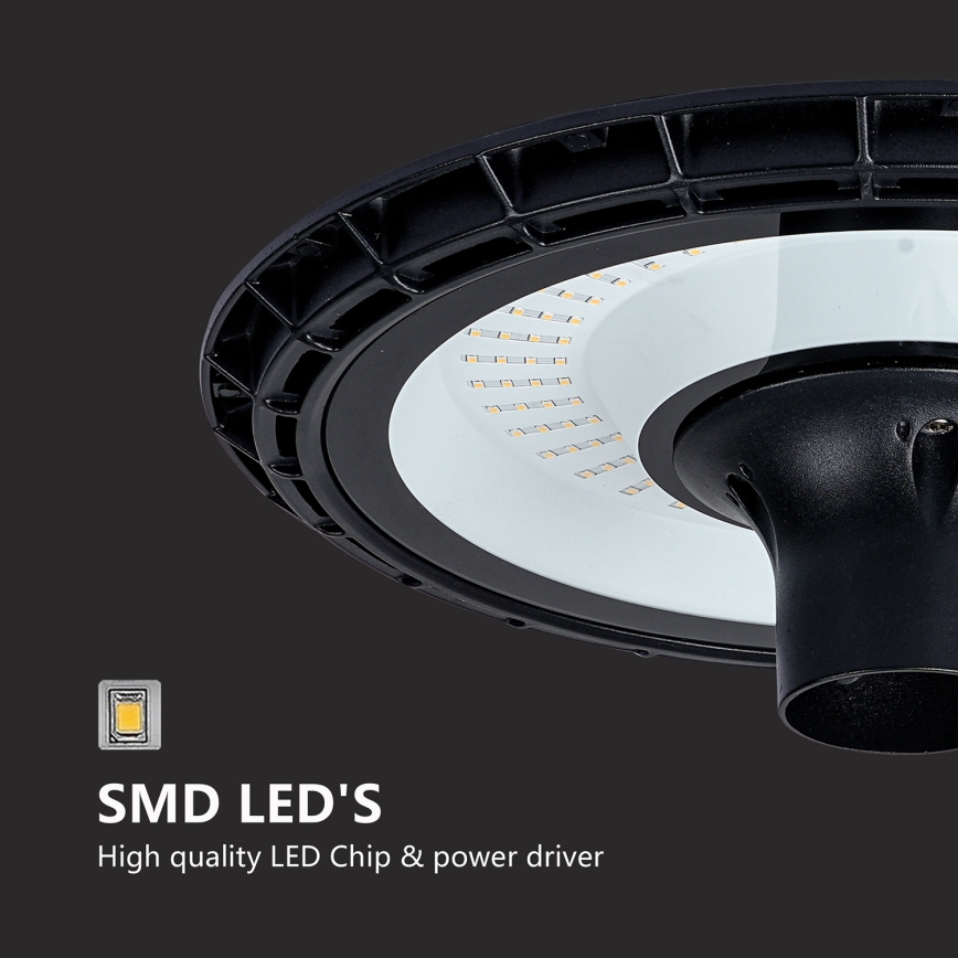 Brilagi - Luminária de rua LED para exterior URBANSPARK LED/120W/230V preta IP65