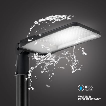 Brilagi - Luminária de rua LED URBANLIGHT LED/200W/230V preta IP65