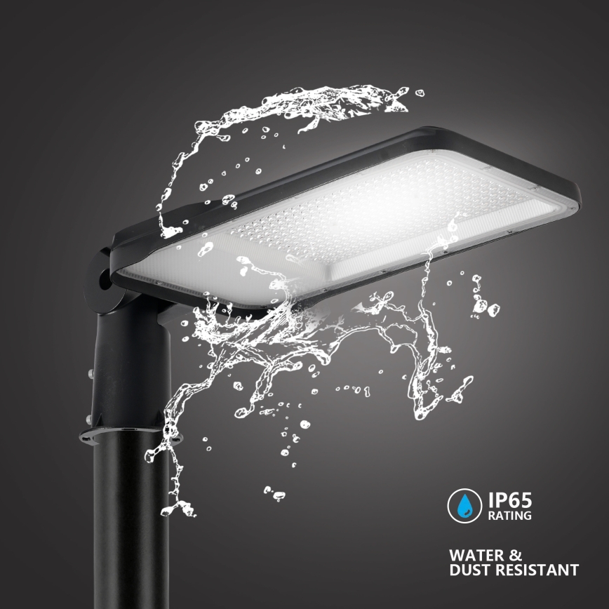 Brilagi - Luminária de rua LED URBANLIGHT LED/200W/230V preta IP65