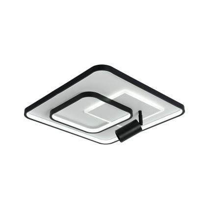 Brilagi - Candeeiro de teto LED dimerizável UNITY LED/75W/230V + 1xGU10/3W 3000-6000K 50x50 cm branco/preto + comando remoto