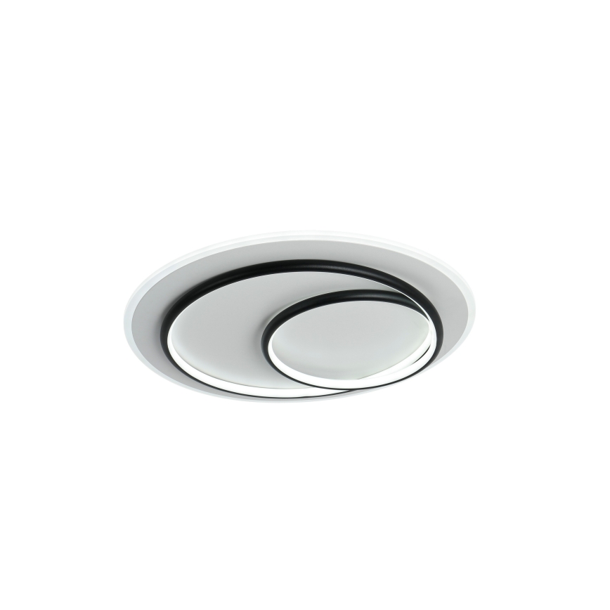 Brilagi - Candeeiro de tecto LED dimerizável FLARE LED/70W/230V 3000-6000K Ø 50 cm branco/preto + controlo remoto