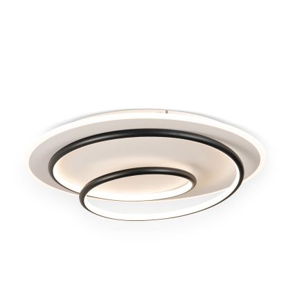 BRILAGI - Candeeiro de tecto LED dimerizável FLARE LED/70W/230V 3000-6000K Ø 50 cm branco/preto + controlo remoto