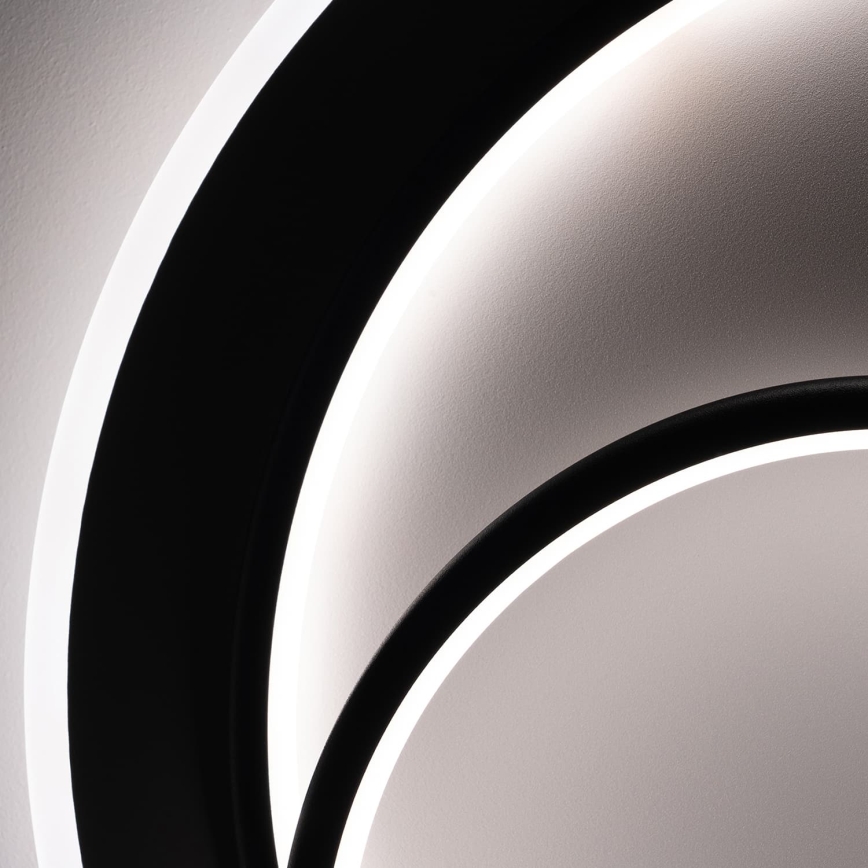 BRILAGI - Candeeiro de tecto LED dimerizável FLARE LED/70W/230V 3000-6000K Ø 50 cm branco/preto + controlo remoto