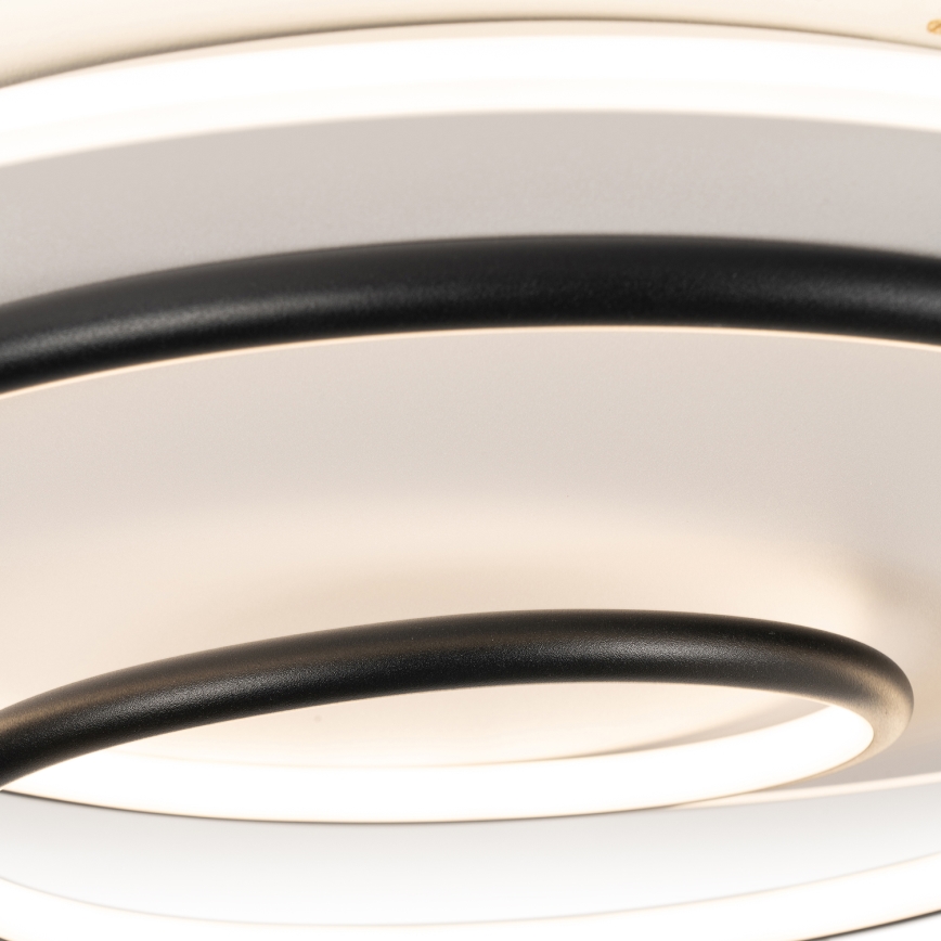 BRILAGI - Candeeiro de tecto LED dimerizável FLARE LED/70W/230V 3000-6000K Ø 50 cm branco/preto + controlo remoto