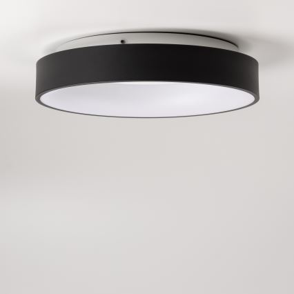 Brilagi - Luminária de teto LED regulável FALCON LED/40W/230V 3000-6500K Ø 45 cm preta + comando remoto