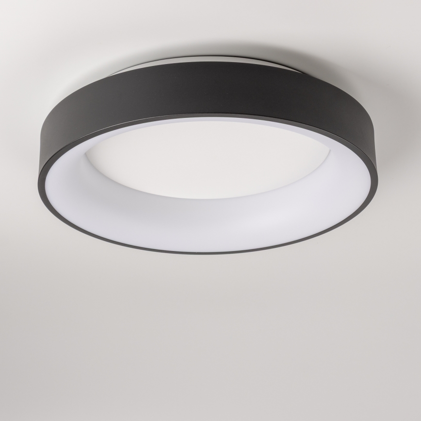 Brilagi - Luminária de teto LED regulável FALCON LED/40W/230V 3000-6500K Ø 45 cm preta + comando remoto