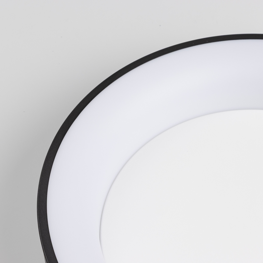 Brilagi - Luminária de teto LED regulável FALCON LED/40W/230V 3000-6500K Ø 45 cm preta + comando remoto