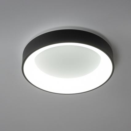 Brilagi - Luminária de teto LED regulável FALCON LED/40W/230V 3000-6500K Ø 45 cm preta + comando remoto