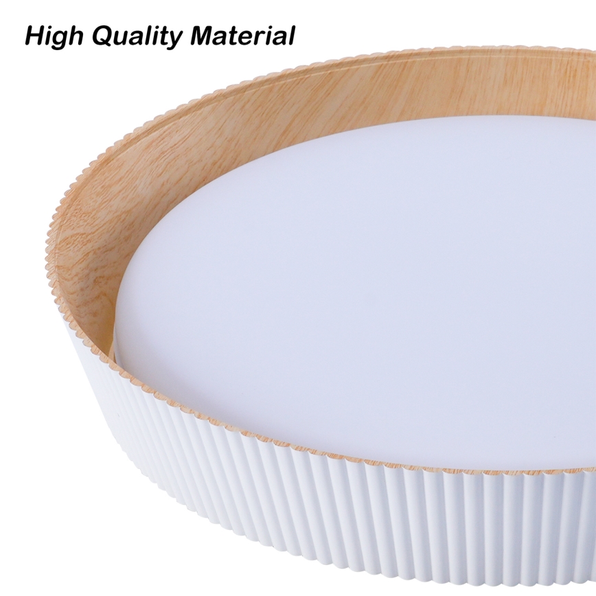 Brilagi - Candeeiro de teto LED regulável ORINO LED/54W/230V 3000-6000K branco diâmetro 43 cm + controlo remoto