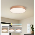BRILAGI - Luminária de tecto LED dimerizável POOL LED/60W/230V 3000-6000K diâmetro 50 cm cobre + controlo remoto