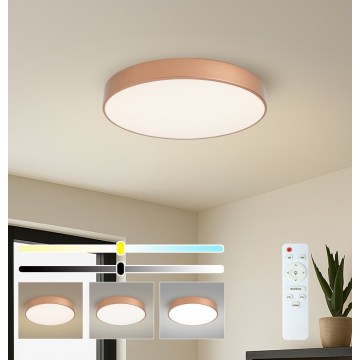 BRILAGI - Luminária de tecto LED dimerizável POOL LED/60W/230V 3000-6000K diâmetro 50 cm cobre + controlo remoto