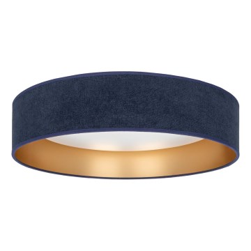 Brilagi - Luminária de tecto LED dimerizável VELVET SMARTIX STARS LED/36W/230V 3000-6000K Ø 55 cm azul/dourado Wi-Fi Tuya Beacon + comando remoto
