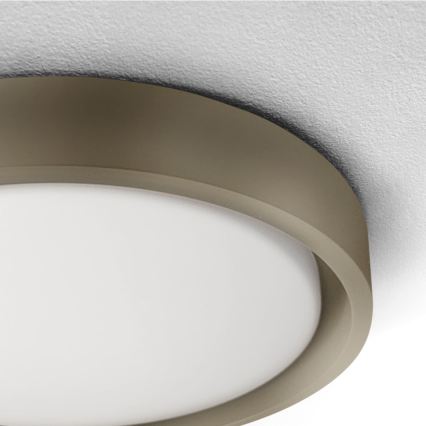 Brilagi - Luminária de tecto LED MATTEO LED/24W/230V, diâmetro 31 cm, taupe