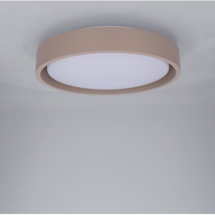 Brilagi - Luminária de tecto LED MATTEO LED/24W/230V, diâmetro 31 cm, taupe