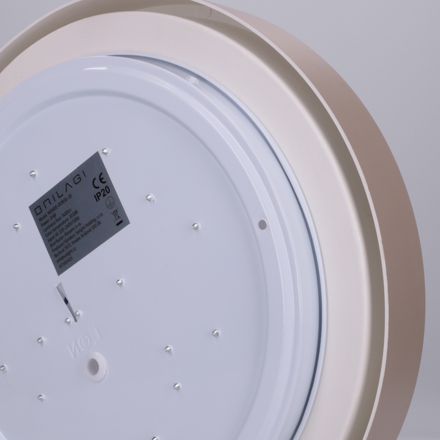 Brilagi - Luminária de tecto LED MATTEO LED/24W/230V, diâmetro 31 cm, taupe