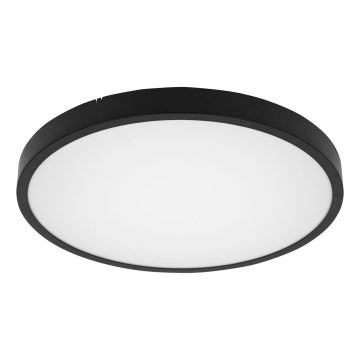 Brilagi - Luminária de tecto LED para casa de banho com sensor ZENNA LED/24W/230V, diâmetro 35 cm, IP44, preta